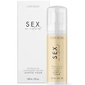 Intimate prebiotic cleansing gel with foam BIJOUX Sex Au Naturel 150 ml
