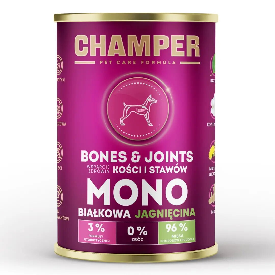 Mitrs suņu barība CHAMPER BONES&JOINTS MONOPROTEIN