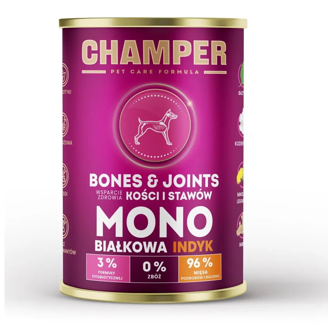 Mitrs suņu barība CHAMPER BONES&JOINTS MONOPROTEIN