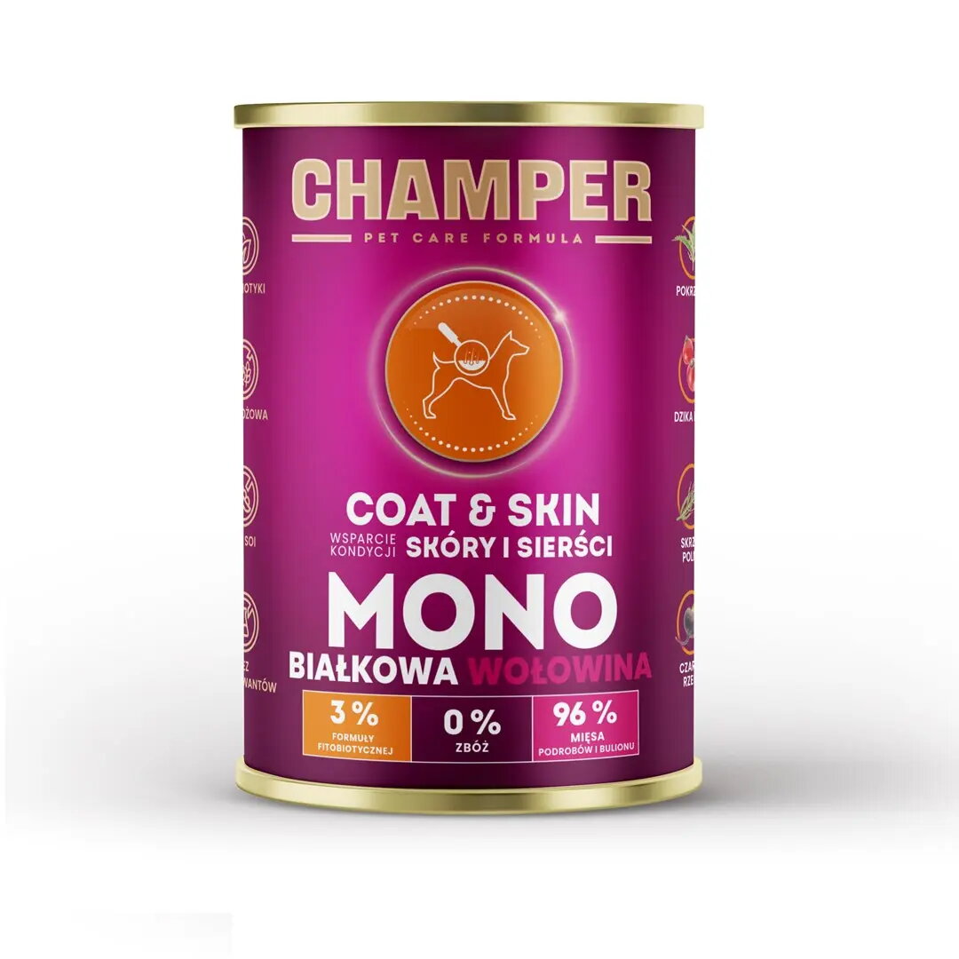 Mitrs suņu barība CHAMPER Coat &