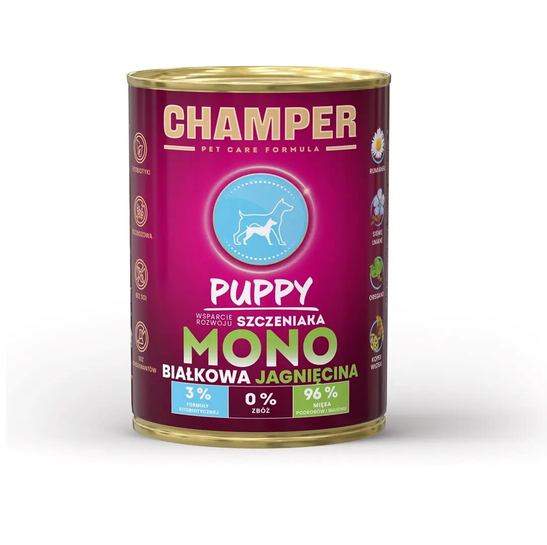 Mitrs barības produkts kucēniem CHAMPER Puppy
