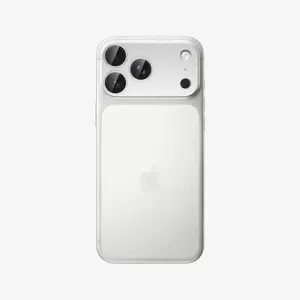 Защитное стекло для объектива Spigen Optik Pro XL EZ Fit для iPhone 17 Pro, закалённое стекло, пыле- и устойчиво к царапинам, серебристое, 2 шт.