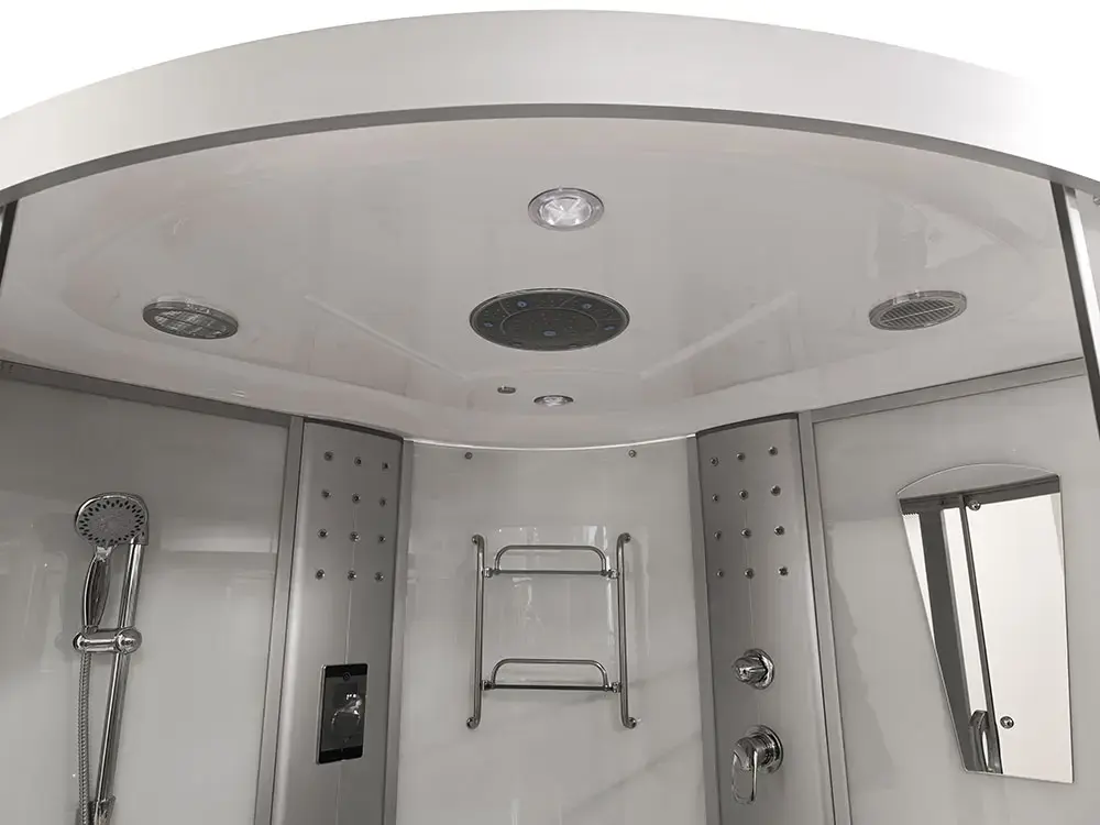 Shower steam cabin AMUE AMO-08150 White Photo 2