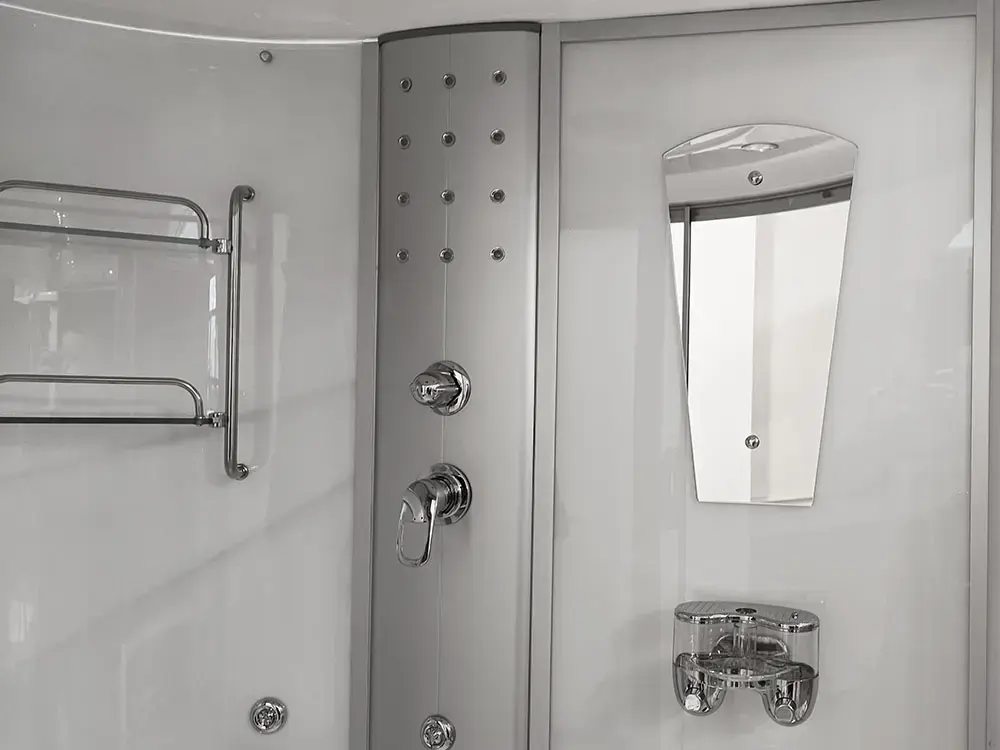 Shower steam cabin AMUE AMO-08150 White Photo 5