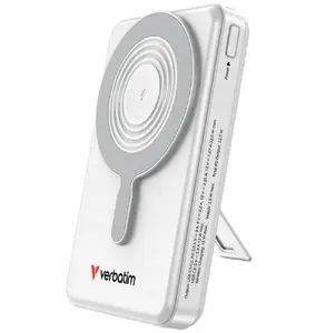 Портативный Power Bank VERBATIM Charge'n'Go 2C & Display 10000mAh серебристый