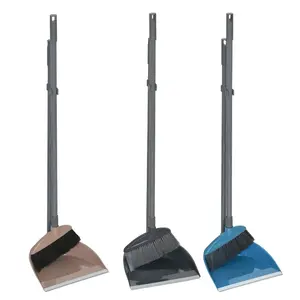 Dustpan with brush and handle York model 36063030, compact floor set
