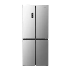 Built-in/under-counter fridge-freezer Gorenje NRM819E61X, stainless steel, 460 L, NoFrost, bottom freezer
