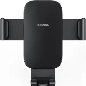 Car phone holder Baseus Metal Age 3, gravity-mounted for air vent, black