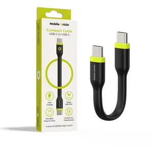 Кабель USB-C — USB-C MOBILE ORIGIN COMC-USBC-BLK 0.1 м Черный