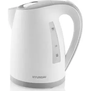 Electric kettle HYUNDAI VK107G white — compact household kettle, model HY-VK107G