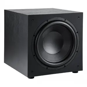 Активный сабвуфер ELAC Debut 3.0 DS123 — 200 Вт RMS, 28–26 Гц, чёрный, 36×36×37,8 см