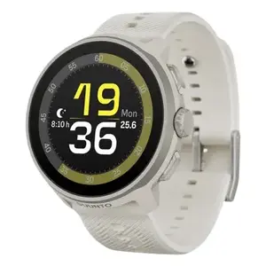 Smartwatch Suunto Run 46 mm — 3.35 cm (1.32") AMOLED, 466×466 px, GPS, 4 GB, 50 m, silicone band (grey)