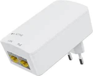 Инжектор PoE MicroConnect MC-POEINJ-EU 10 Gigabit Ethernet 48 В 15.4 Вт Белый EU Plug