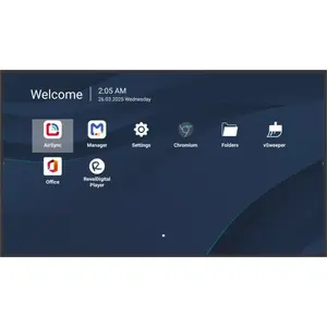 Профессиональный коммерческий дисплей 98" VIEWSONIC CDE9831-1C, 3840×2160, 500 cd/м², Android 14, 24/7