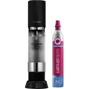 SodaStream Enso пластиковый сифон для воды, черный — пластиковый корпус, емкость баллона 60 л