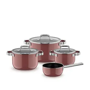 Saucepan WMF 05.1895.5290 Rose, stainless steel handle, no internal coating, weight 11.3 kg