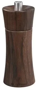 Salt mill Zassenhaus Frankfurt Nussbaum 14 cm wooden body, ceramic grinder, adjustable coarseness