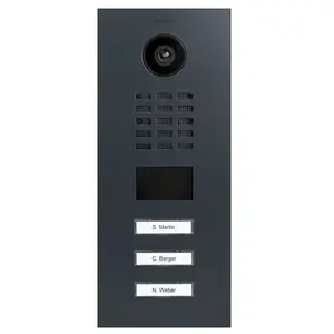 Video durvju zvana iekārta DoorBird D2103V, 720p, skata leņķis 140°x100°, IR LED, nerūsējošais tērauds, IP65, 10/100 Mbit/s