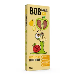 Fruit Rolls Bob Snail BOB SNAIL 30 g — apple and pear snack roll