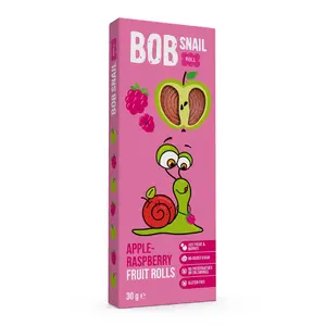 Pastry rolls Bob Snail Apple & Raspberry 30 g pack