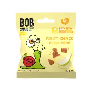 Snack mix Bob Snail apple and pear, 20 g pack