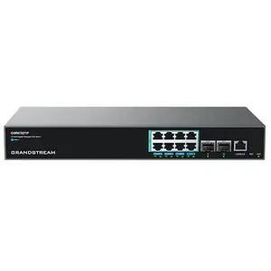Pārvaldāmais tīkla slēdzis Grandstream GWN7821P — L3, 8×2.5G RJ45, SFP+, PoE, VLAN, IGMP, MLD, MVR