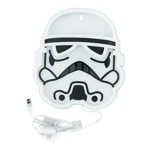 Wall-mountable LED neon light Paladone Stormtrooper model PP14595SWVN, decorative Star Wars lighting
