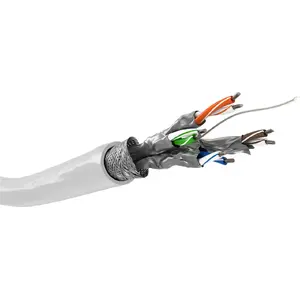 Network cable GOOBAY CAT 6 S/FTP (PiMF) white 100 m