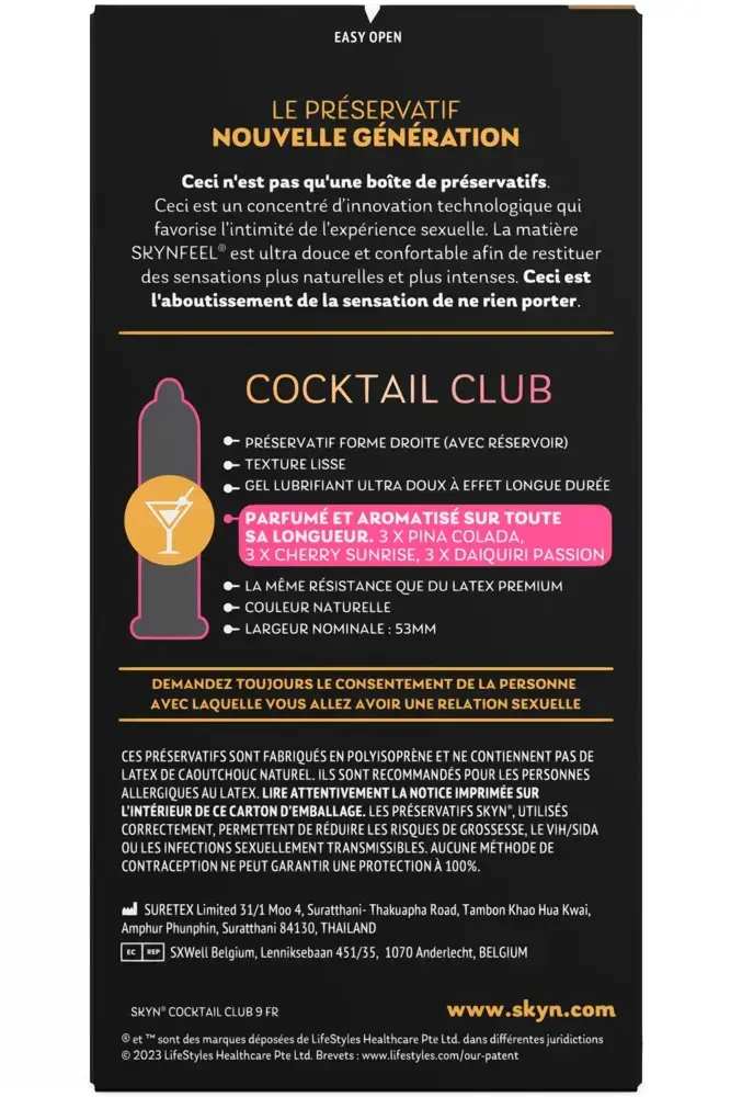 Презервативы SKYN Skyn Cocktail Club 9 шт Photo 4