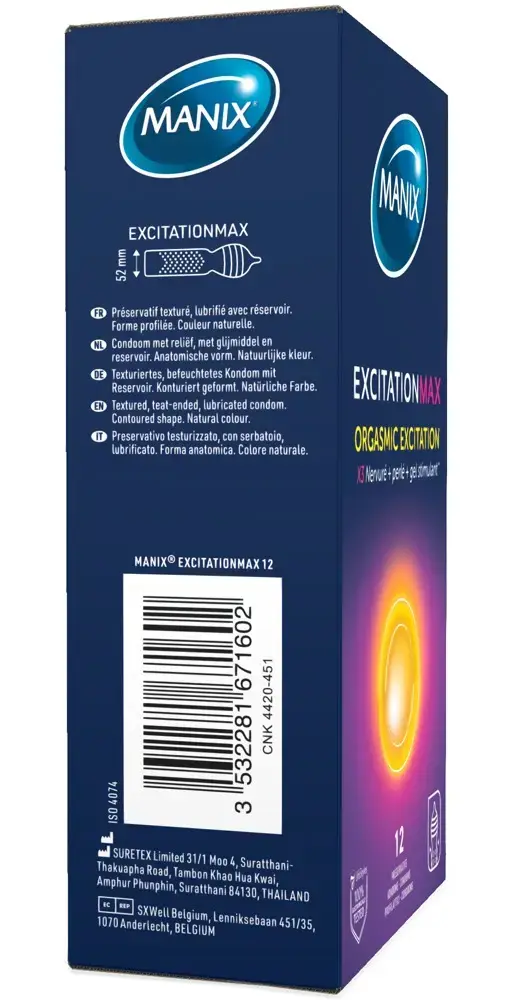 Презервативы Manix Excitation Max 12 шт Photo 2