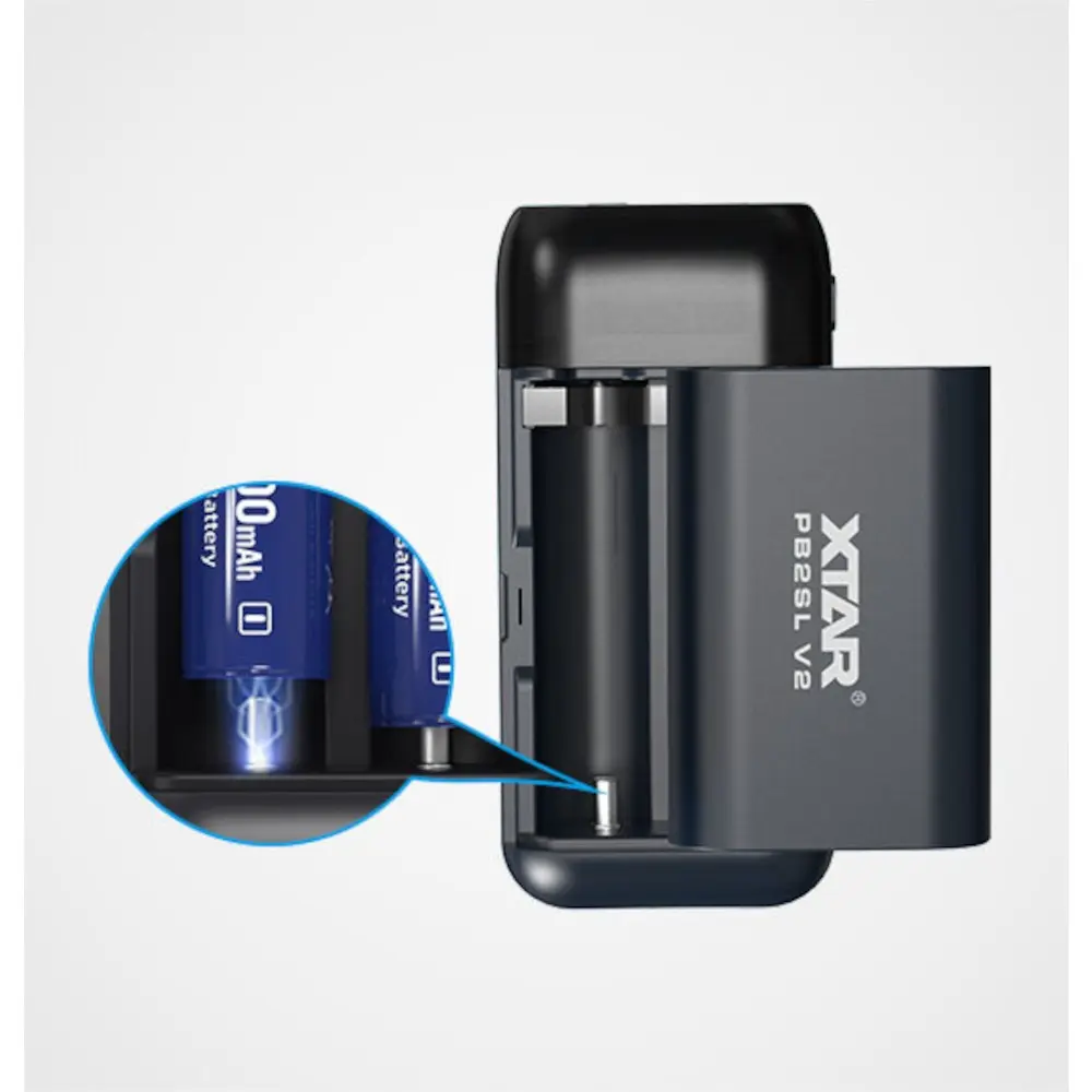 XTAR PB2SL V2 портативное Li‑ion зарядное/пауэрбанк Photo 9