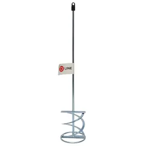 Mixer shaft for mortar, grout and adhesive D-Line 100 mm x 600 mm (shaft ø 100 mm, length 600 mm)