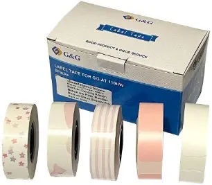 Etiķešu ruļļu komplekts g g 5