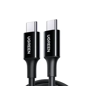 USB-C to USB-C cable UGREEN US300 1 m, 480 Mb/s data, 5 A charging, black