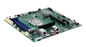 Motherboard Kontron K3882-C Micro-ATX with Intel Xeon E2400/6300 support, C262 chipset, 2x1GbE