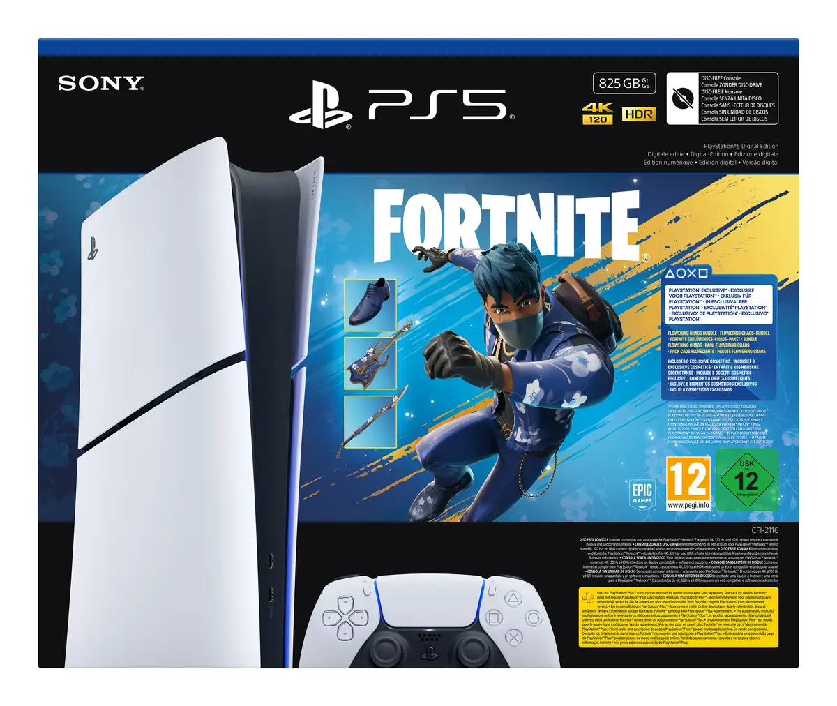 Sony PlayStation 5 Slim Digital Edition Fortnite Bundle Photo 2