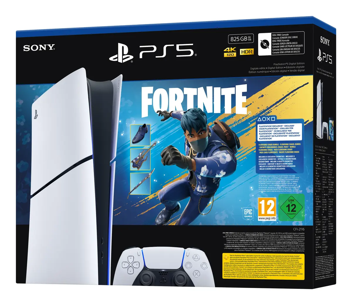 Sony PlayStation 5 Slim Digital Edition Fortnite Bundle Photo 5