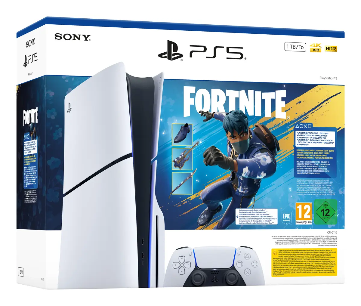Sony PlayStation 5 Fortnite Flowering Chaos 1 TB Photo 4