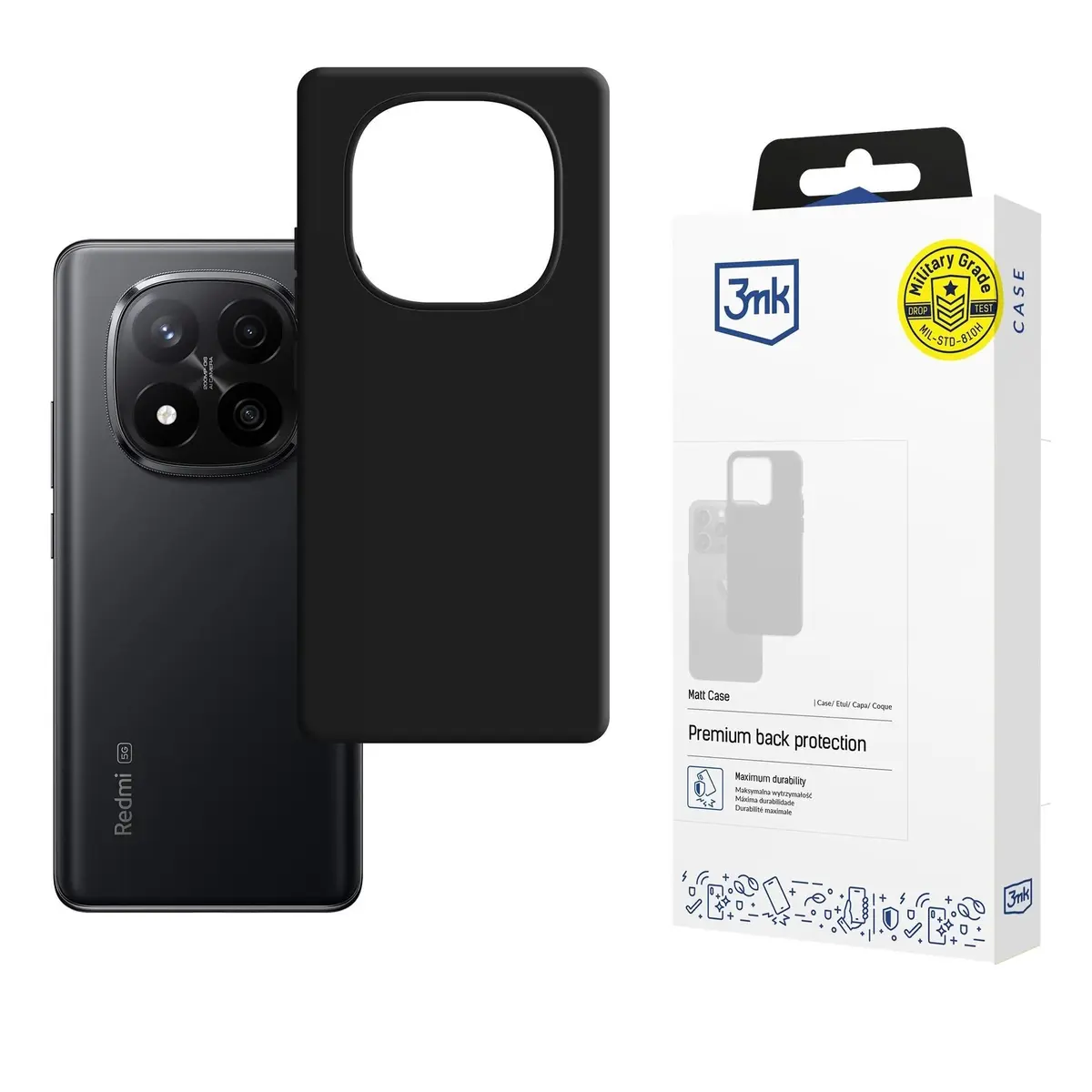 Aizsargapvalks 3MK Matt Case priekš Redmi