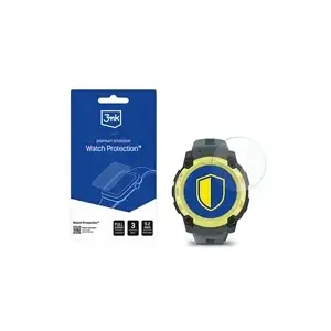 Защитное стекло 3MK FlexibleGlass pro для Garmin Instinct E 40 мм — тонкая гибкая защита
