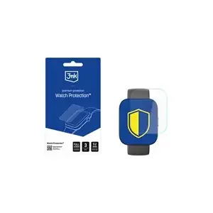 Защитное стекло 3MK Watch Protection FlexibleGlass pro для Amazfit Bip 5 — гибкое закалённое, по форме дисплея