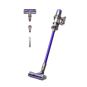 2‑in‑1 stienis putekļsūcējs Dyson V11 Advanced — ar akumulatoru, 545 W, bez somiņas, niķelis/violets, 60 min