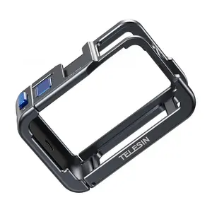 Protective metal case Telesin for DJI Osmo Action 5 — black