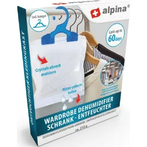 Наполнитель для влагопоглотителя ALPINA Pochłaniacz wilgoci 249315, пакеты-абсорбенты влаги (EAN 8711252249315)