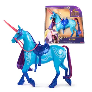 Usorteret Unicorn Academy River spēļu komplekts ar 2 jāšanas piederumiem, 11", krāsains, saderīgs ar Isabel, 4+