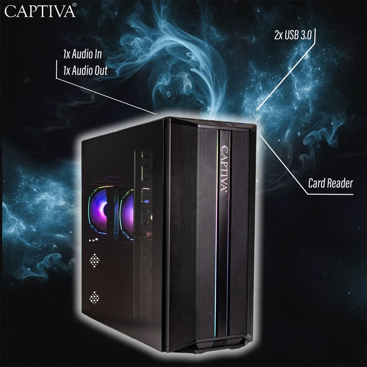 Captiva Advanced Gaming 98105 dators | Intel Core i5 | RTX 5060 Photo 6