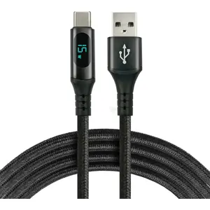 USB-A to USB-C cable WIWU CBB-1CBL 1 m Black — data and charging cable