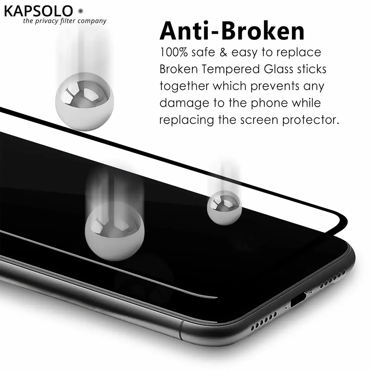 Kapsolo tempered glass for iPhone 13 / iPhone 14 Max Photo 5