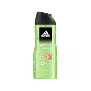 Гель для душа ADIDAS Men Active Start 3в1 400 мл — для тела, лица и волос