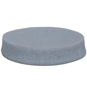 BESK ceramic soap dish 9136959, grey finish, compact holder for standard bar soap